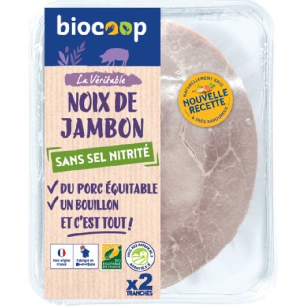 Jambon sans sel nitrité Biocoop